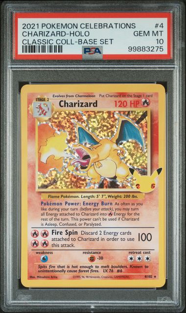 PSA 10 - Celebrations - Charizard Holo #4