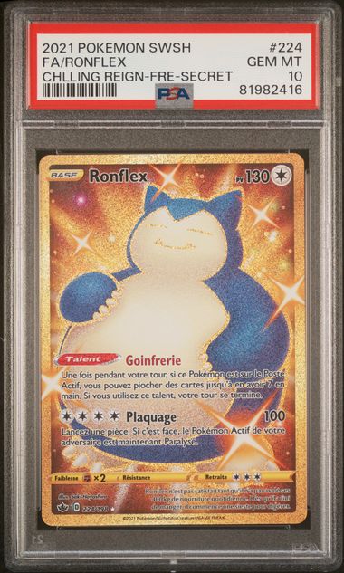PSA 10 - Chilling Reign FRENCH - Ronflex #224