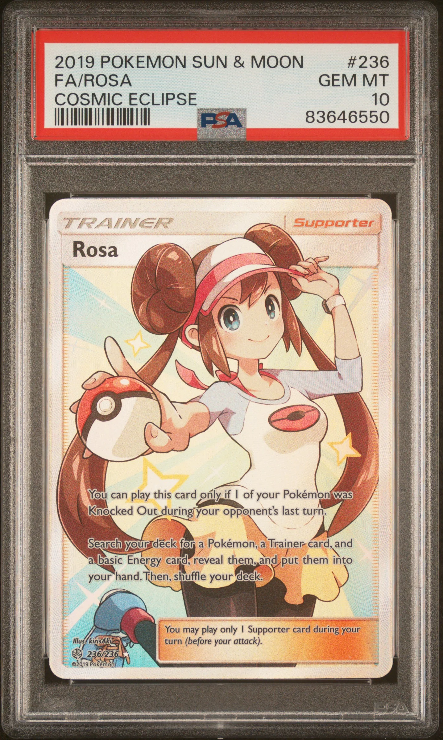 PSA 10 - Cosmic Eclipse - Rosa #236