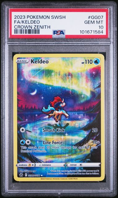PSA 10 - Crown Zenith - Keldeo #GG07