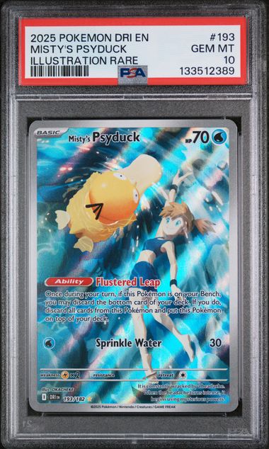 PSA 10 - Destined Rivals - Misty's Psyduck #193