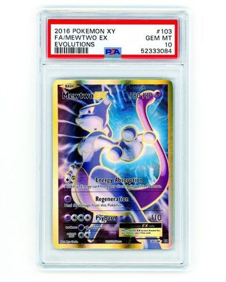 PSA 10 - Evolutions - FA Mewtwo Ex #103