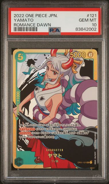 PSA 10 - Japanese OP01 - Yamato SEC #121