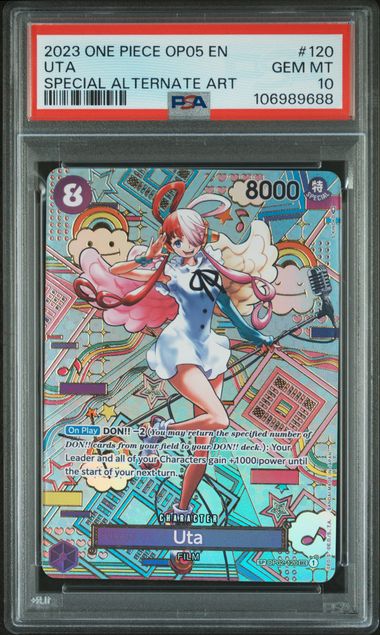 PSA 10 - OP05 - Uta (Special Alternate Art) #120