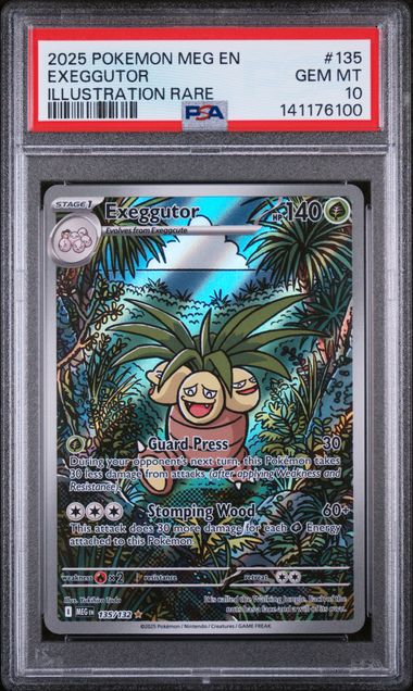 PSA 10 - Mega Evolution - Exeggutor #135