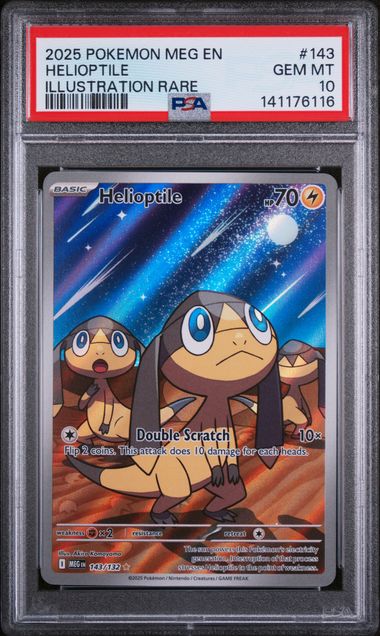 PSA 10 - Mega Evolution - Helioptile #143