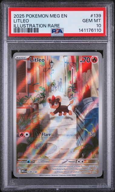 PSA 10 - Mega Evolution - Litleo #139