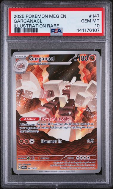 PSA 10 - Mega Evolution - Garganacl #147