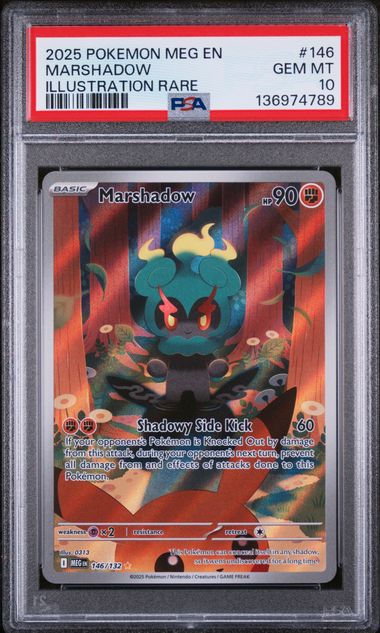 PSA 10 - Mega Evolution - Marshadow #146