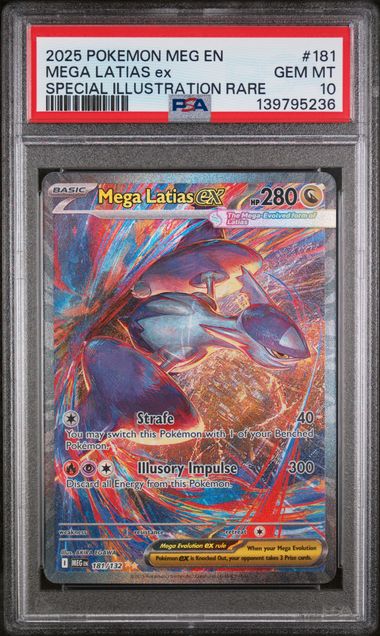 PSA 10 - Mega Evolutions - Mega Latias EX #181