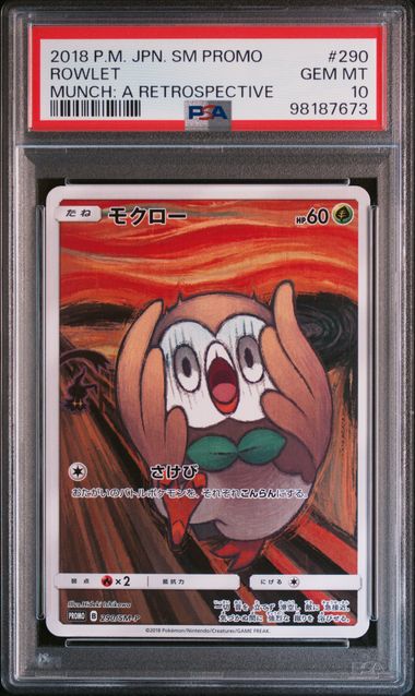PSA 10 - Munch Retrospective - Rowlet #290