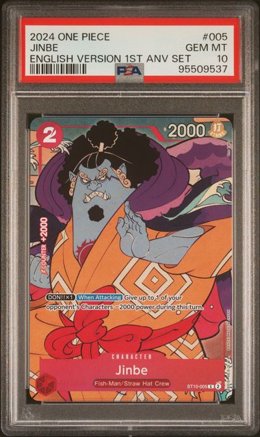 PSA 10 - One Piece English 1st Anniversary  - Sequential Promo Set - Image 4