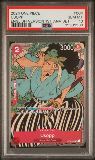 PSA 10 - One Piece English 1st Anniversary  - Sequential Promo Set - Image 6