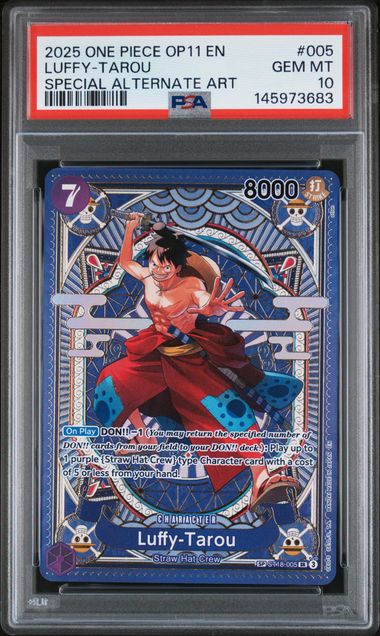 PSA 10 - OP-11 - Luffy-Tarou SP #005