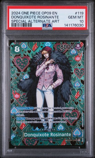 PSA 10 - Emperors in the New World - Donquixote Rosinante SP #119