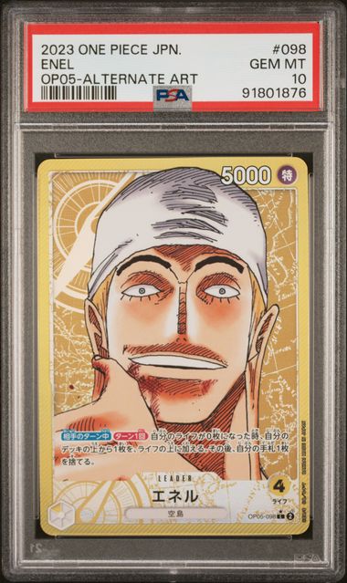 PSA 10 - OP05 - Enel (Alternate Art) #098