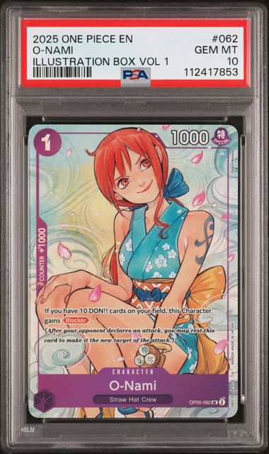PSA 10 - Illustration Box Vol.1 - O-Nami #062