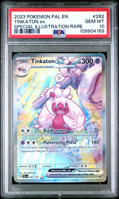 PSA 10 - Paldea Evolved  - Tinkaton EX #262