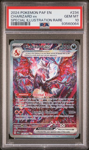 PSA 10 - Paldean Fates - Charizard EX #234