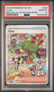 PSA 10 - Paldean Fates - Clive #236