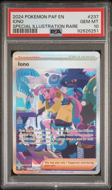 PSA 10 - Paldean Fates - Iono #237