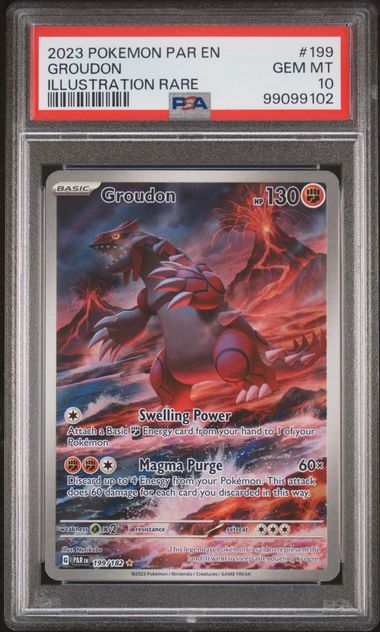 PSA 10 - Paradox Rift - Groudon #199