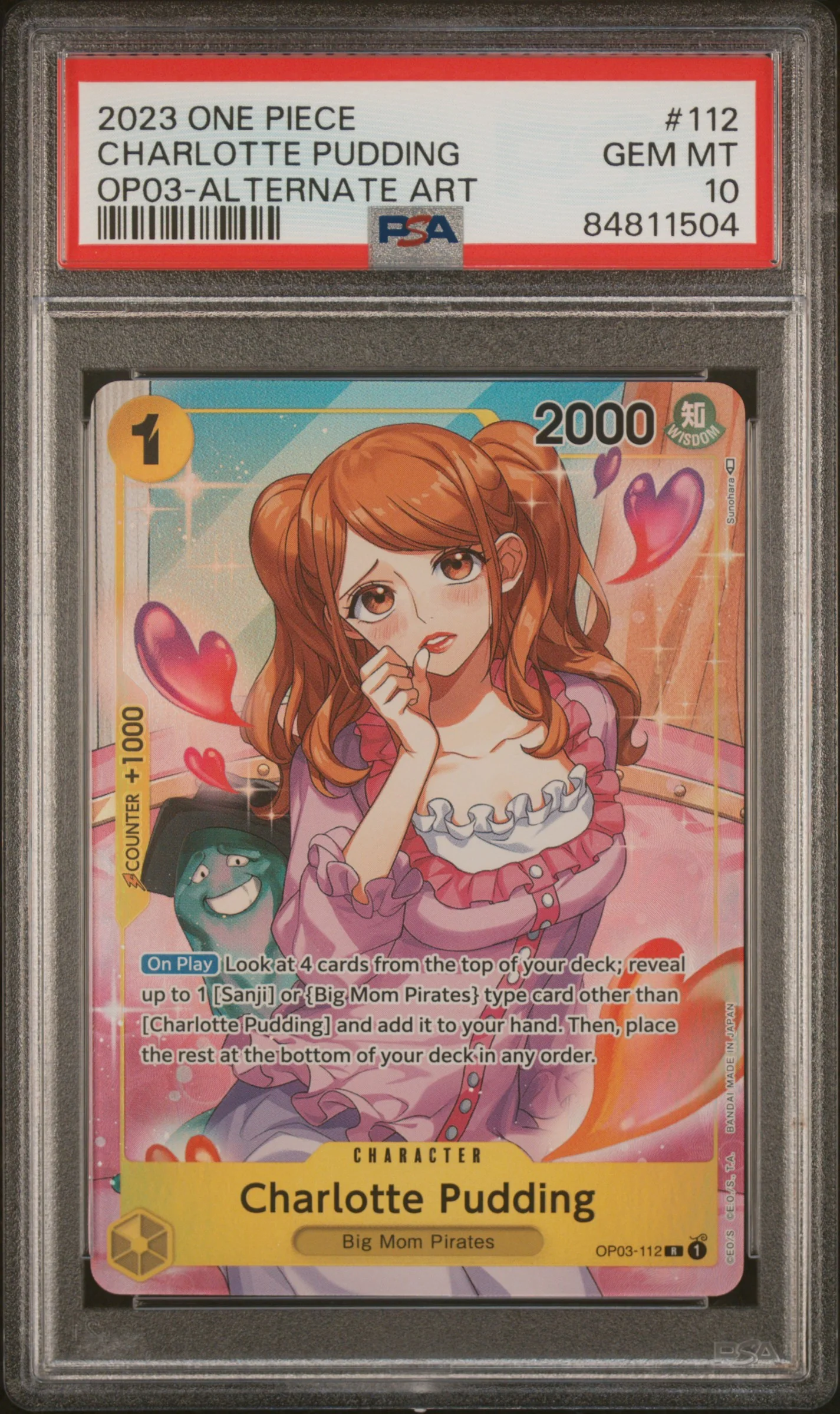 PSA 10 - Pillars of Strength - Charlotte Pudding Alt Art #112