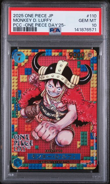 PSA 10 - Premium Card Collection: One Piece Day '25 - Monkey.D. Luffy #110