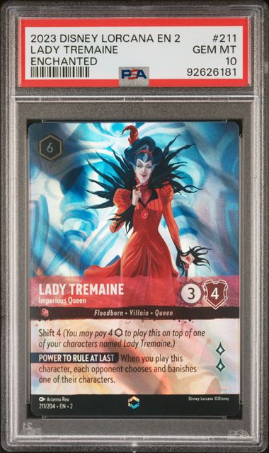 PSA 10 - Rise of the Floodborn - Lady Tremaine Enchanted #211