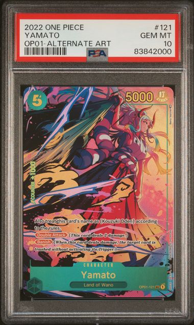 PSA 10 - Romance Dawn - Yamato (Alternate Art) #121