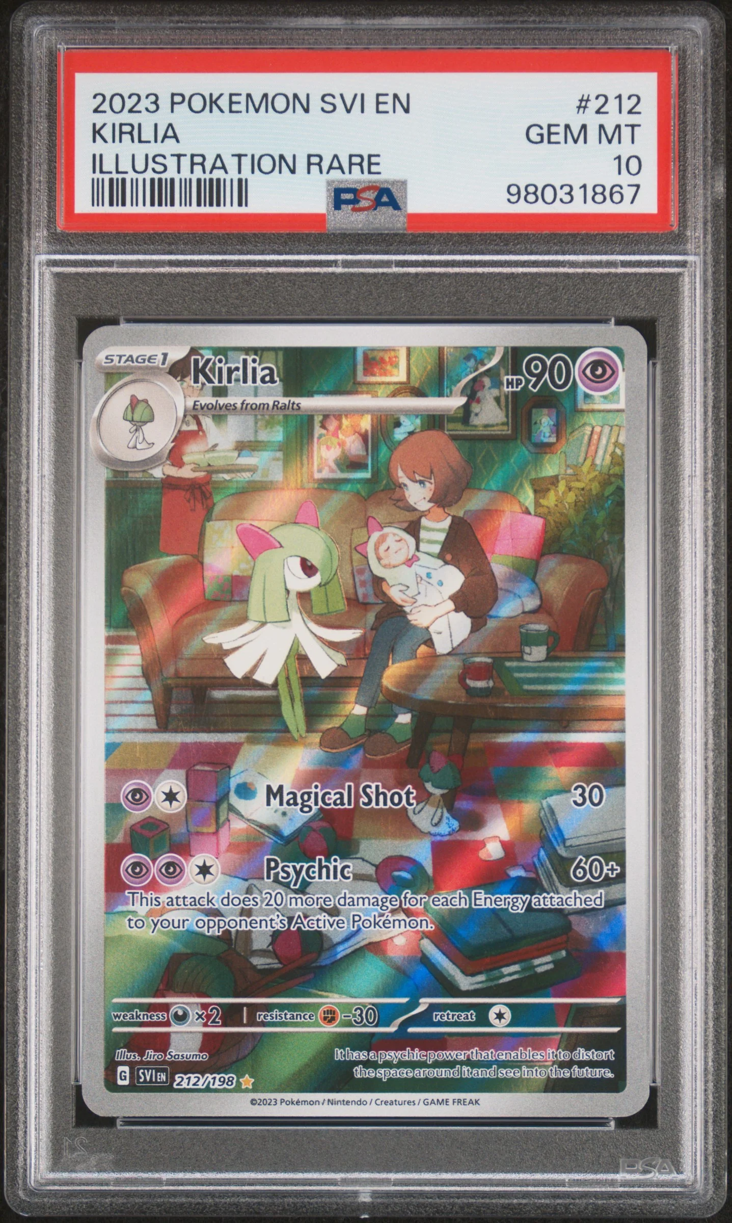 PSA 10 - Scarlet & Violet Base - Kirlia #212