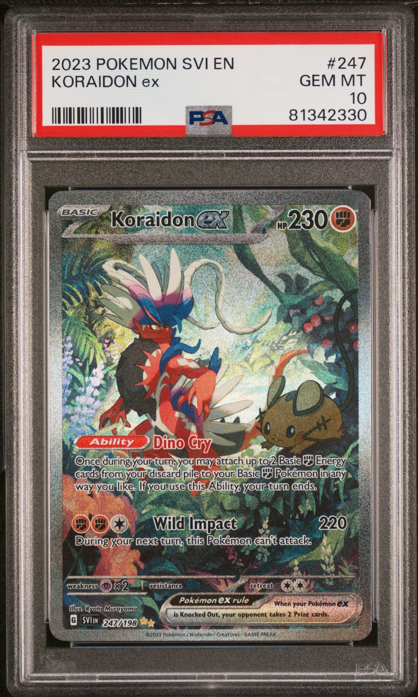 PSA 10 - Scarlet & Violet - Koraidon Ex #247