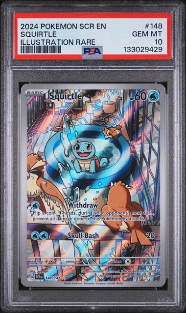 PSA 10 - Stellar Crown - Squirtle #148