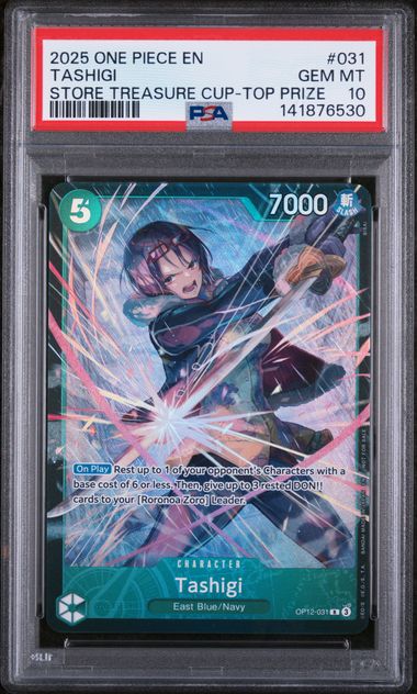 PSA 10 - Store Treasure Cup (Top Prize) - Tashigi #031