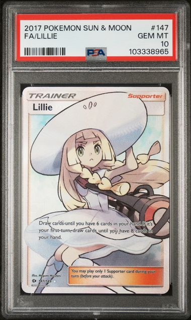 PSA 10 - Sun & Moon Base - Lillie #147