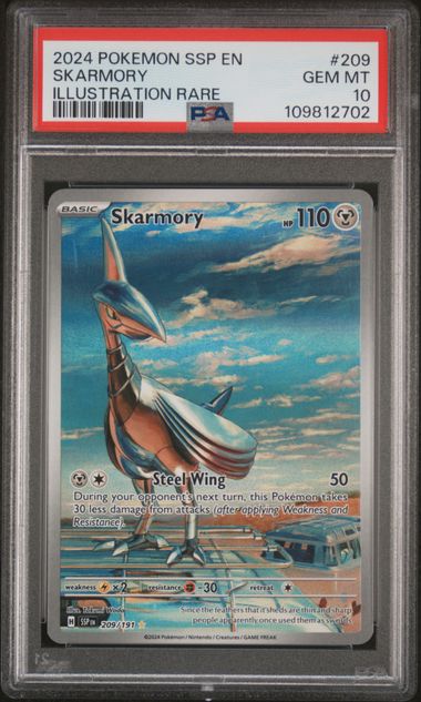 PSA 10 - Surging Sparks - Skarmory #209