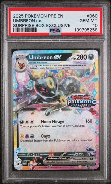 PSA 10 - Surprise Box Exclusive - Umbreon EX #060