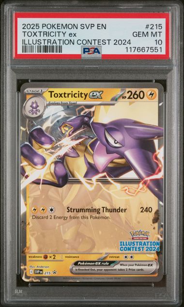 PSA 10 - SVP (Illustration Contest 2024) - Toxtricity ex #215
