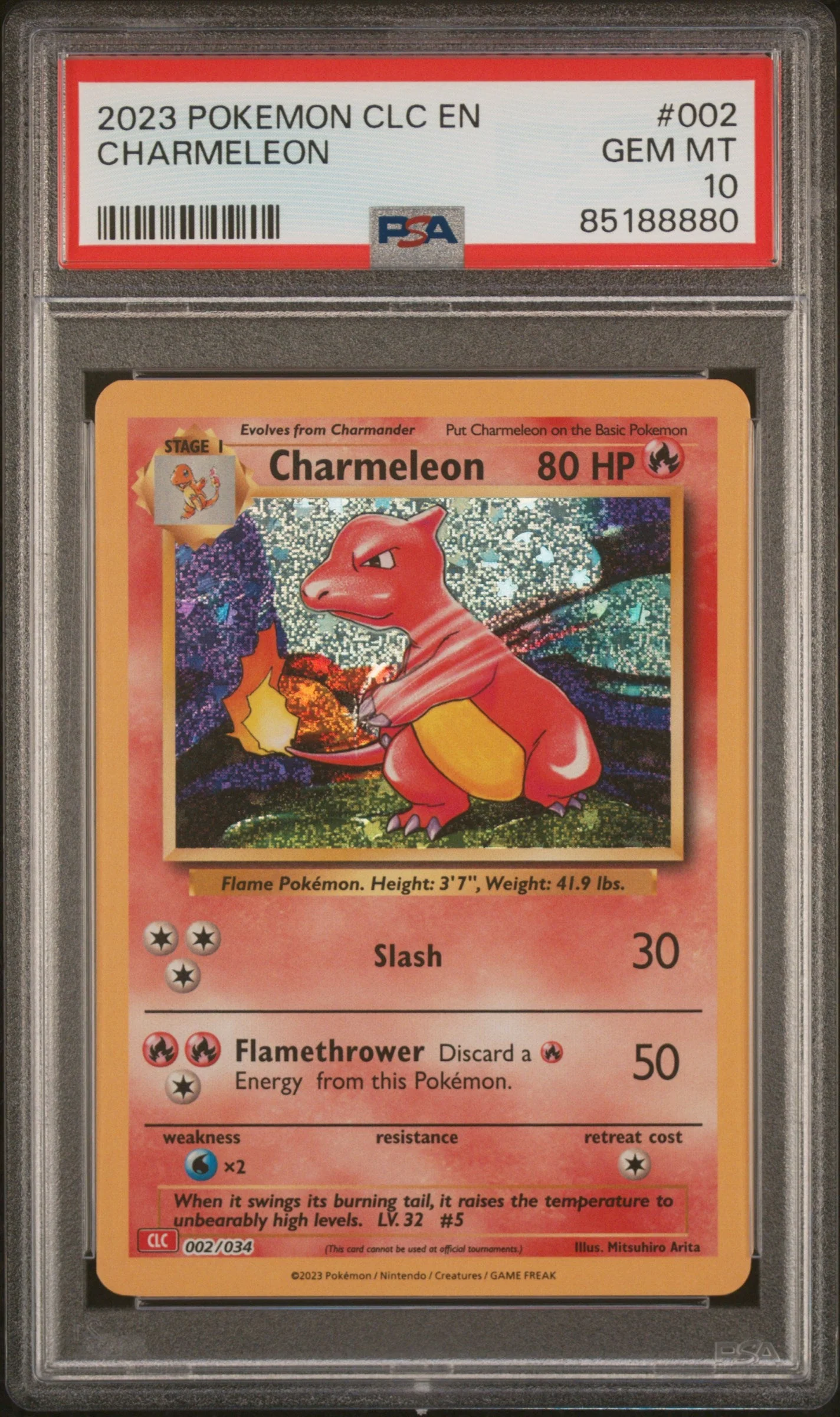 PSA 10 - TCG Classic - Charmeleon #002
