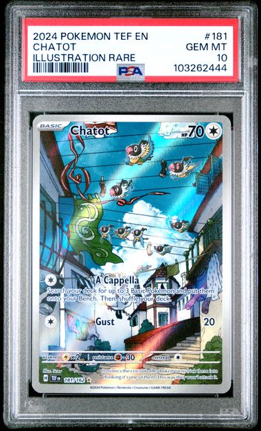 PSA 10 -Temporal Forces - Chatot #181