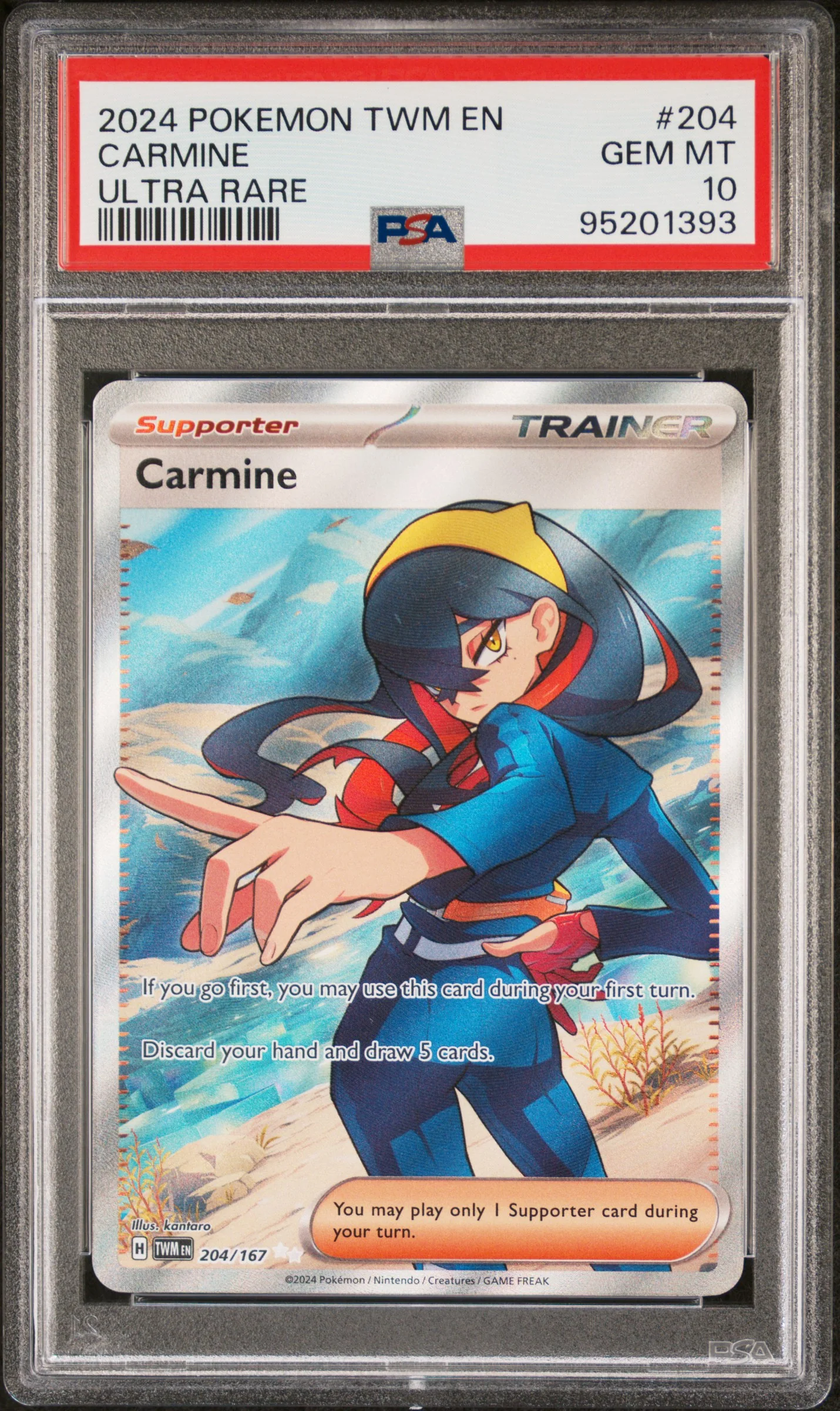 PSA 10 - Twilight Masquerade - Carmine #204
