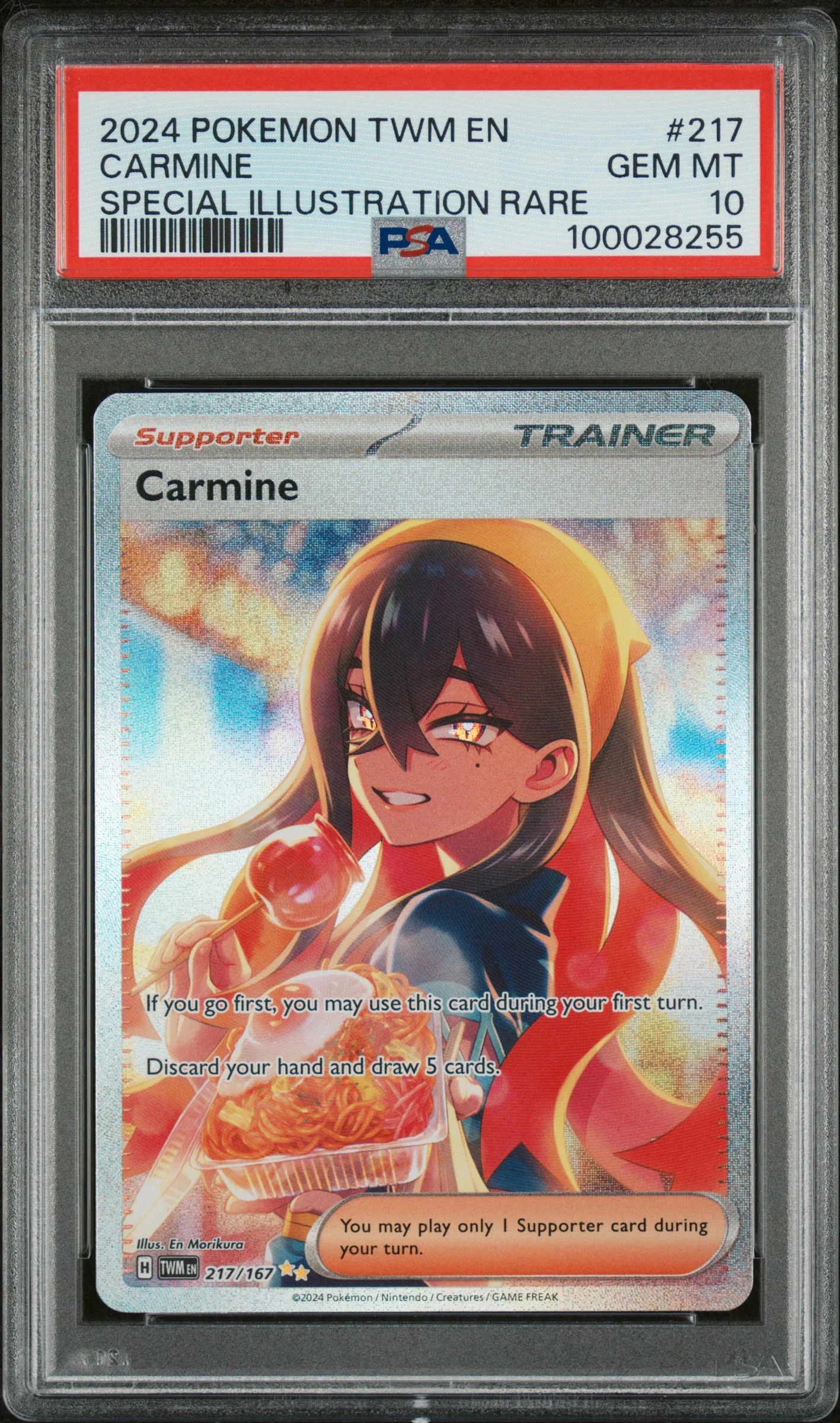 PSA 10 - Twilight Masquerade - Carmine #217