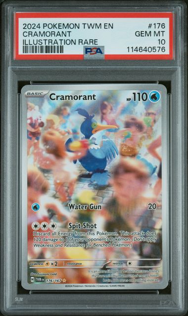 PSA 10 - Twilight Masquerade - Cramorant #176
