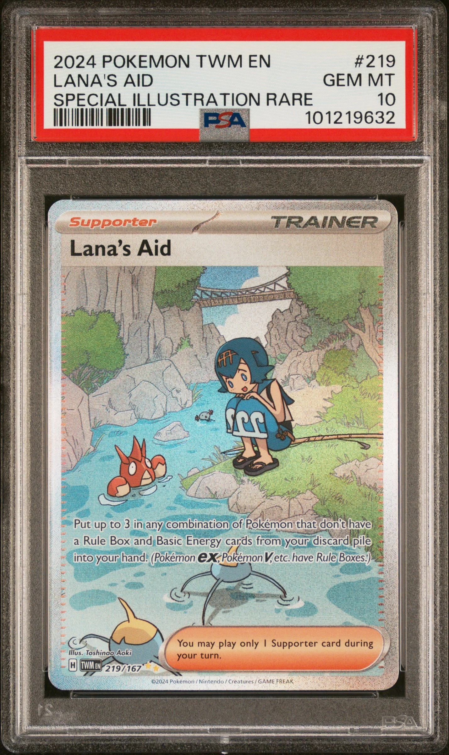 PSA 10 - Twilight Masquerade - Lana's Aid #219