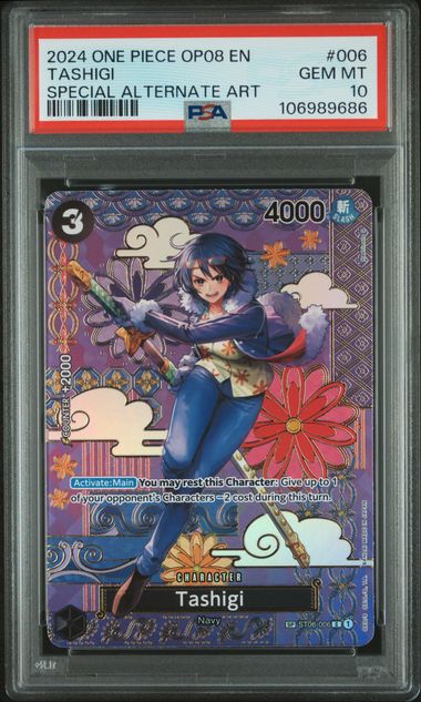 PSA 10 - Two Legends - Tashigi SP #006