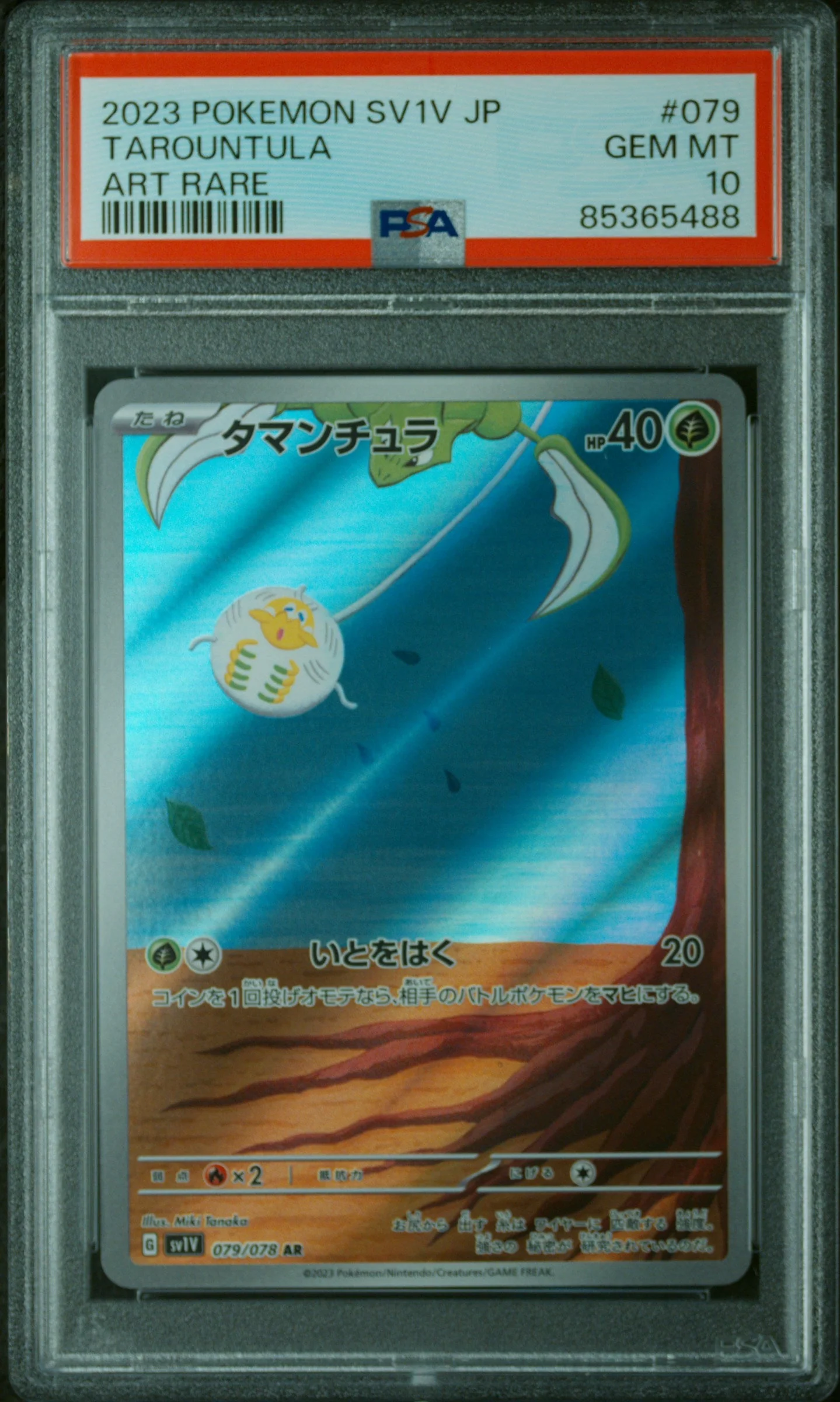 PSA 10 - Violet (Japanese) - Tarountula #079