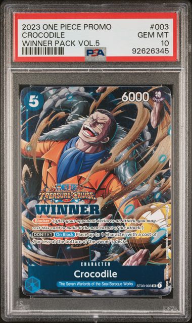 PSA 10 - Winner Pack Vol 5 - Crocodile #ST03-003 - Image 2