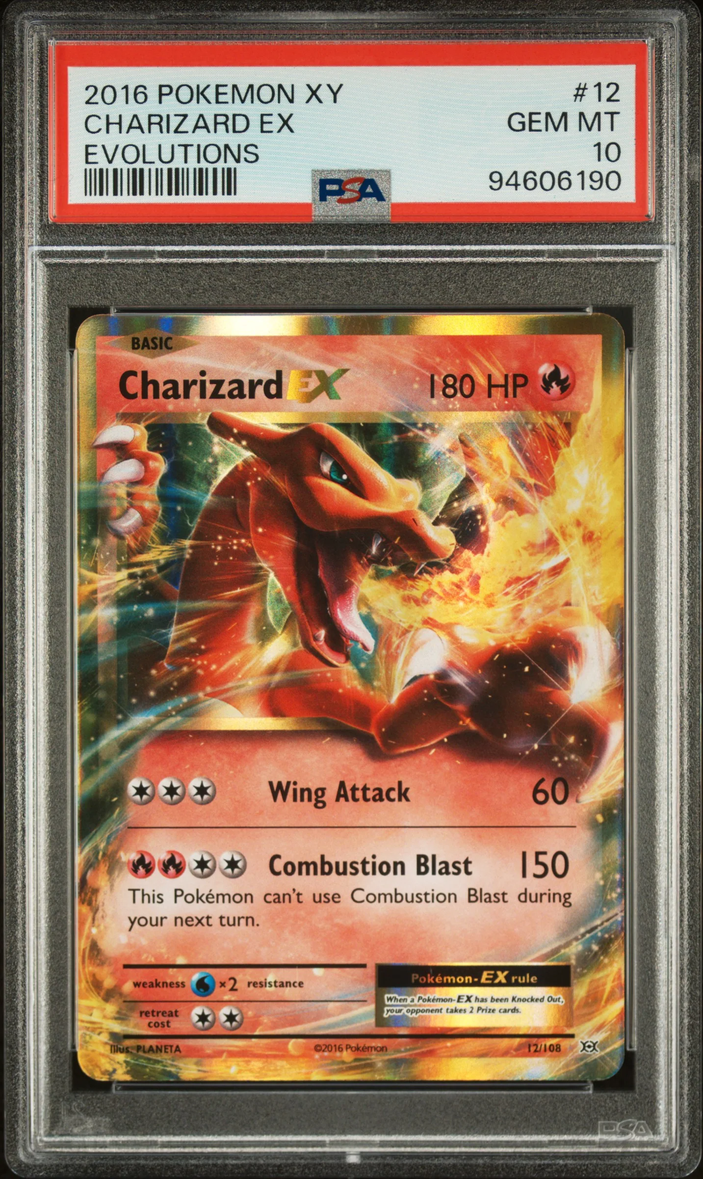 PSA 10 - XY Evolutions - Charizard Ex #12