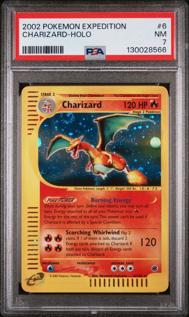 PSA 7 - Expedition - Charizard Holo #6