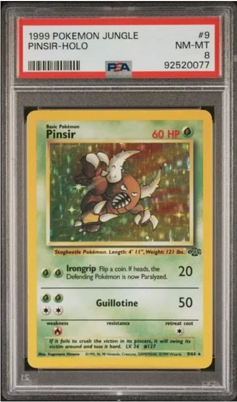 PSA 8 - 1999 Jungle Unlimited - Pinsir Holo #9